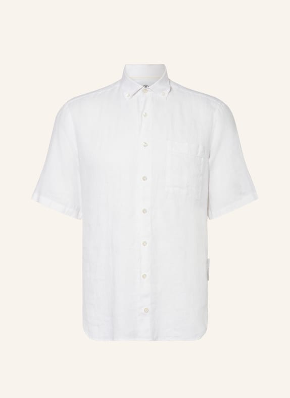 BOGNER Short sleeve shirt LYKOS regular fit made of linen WHITE