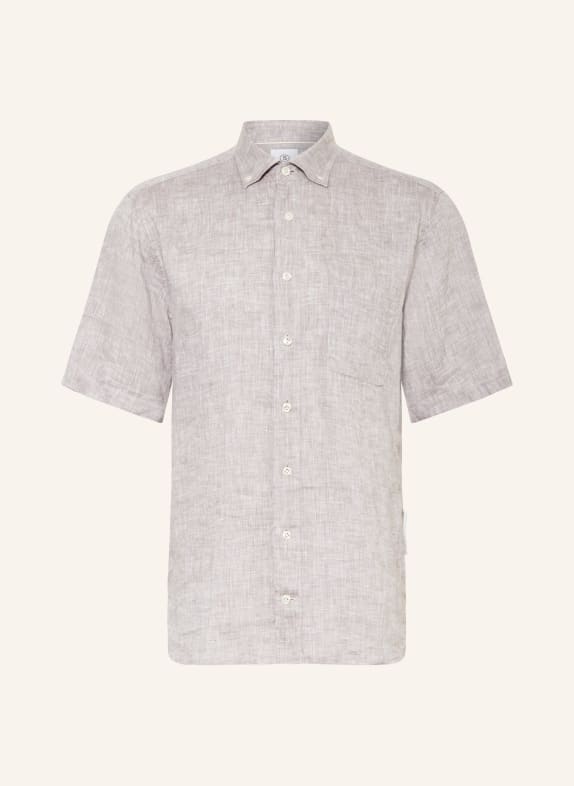 BOGNER Short sleeve shirt LYKOS regular fit made of linen TAUPE