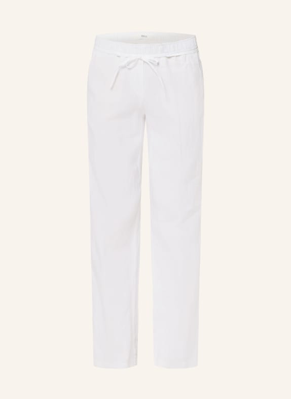 BRAX Linen trousers FARINA WHITE