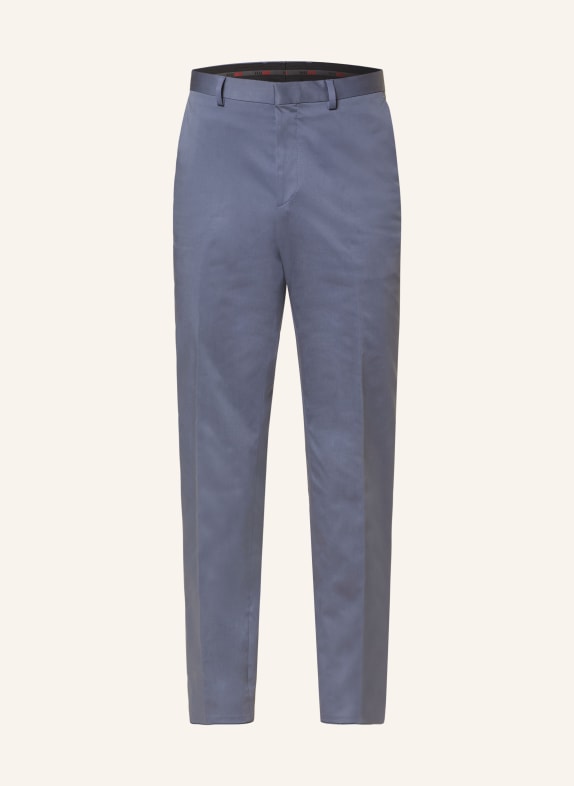 HUGO Suit trousers HESTEN slim fit 423 MEDIUM BLUE