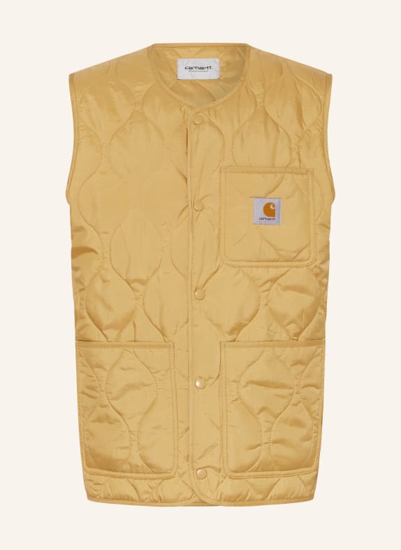 carhartt WIP Quilted vest SKYTON LIGHT BROWN