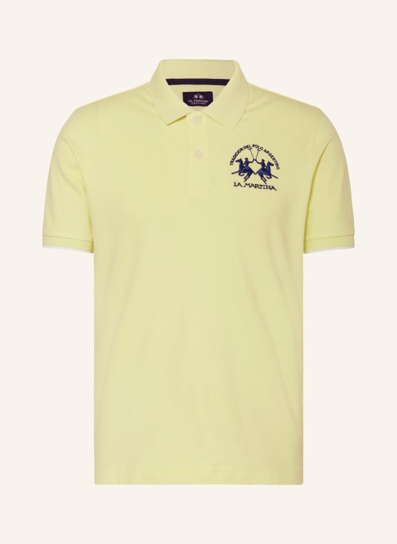 LA MARTINA Piqué-Poloshirt Regular Fit 03135 Sunny Lime