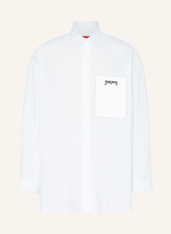 032c Oversized shirt comfort fit WHITE