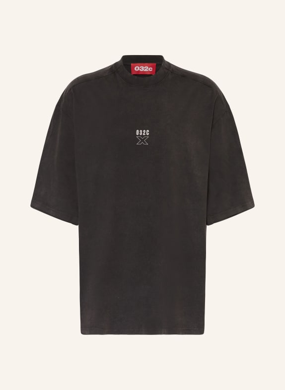 032c Oversized shirt X LAYERED BLACK