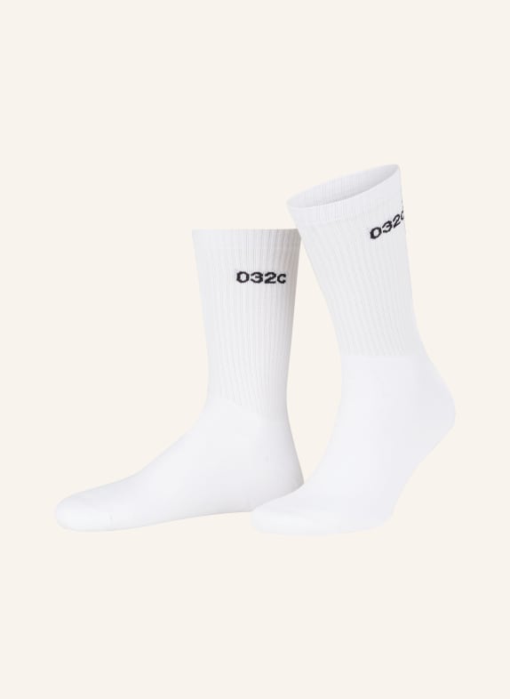 032c Socks REMOVE BEFORE SEX White - Black