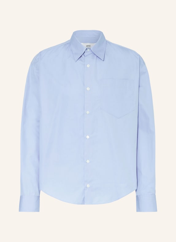 AMI PARIS Shirt comfort fit LIGHT BLUE