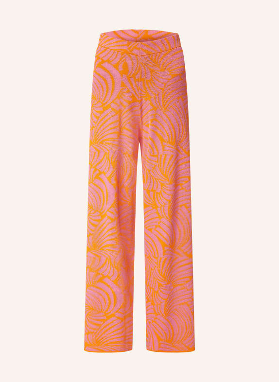 SUNCOO Knit trousers JOE PINK/ ORANGE