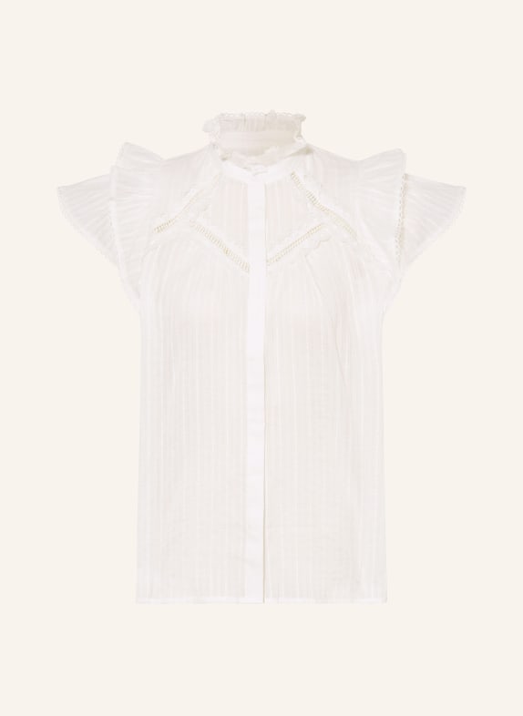 SUNCOO Blouse LADY with ruffles and frills CREAM