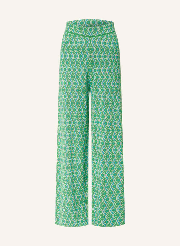 SUNCOO Knit trousers JONAS GREEN/ BLUE/ CREAM