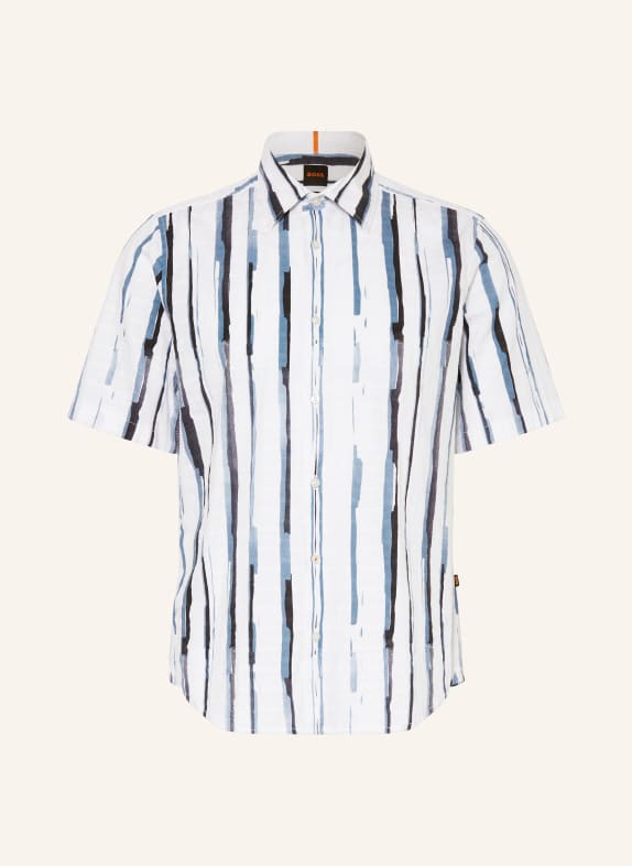 BOSS Short sleeve shirt RASH_2 regular fit WHITE/ BLUE/ BLACK