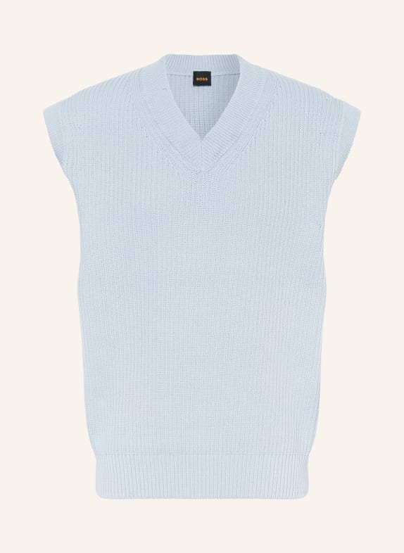 BOSS Sweater vest KECOTTO LIGHT BLUE