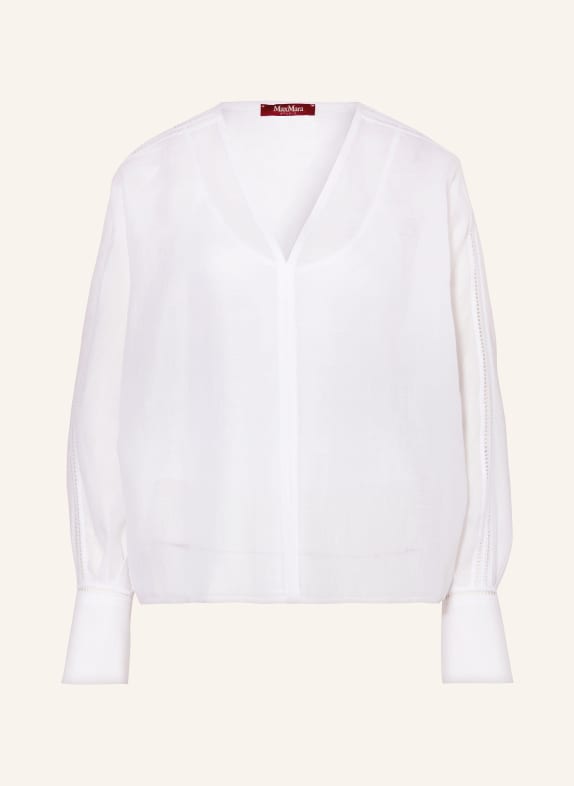 MaxMara STUDIO Shirt blouse LECCIO WHITE