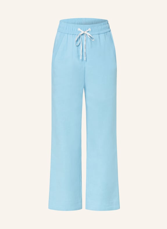 MARC CAIN Culottes WUSU with linen LIGHT BLUE