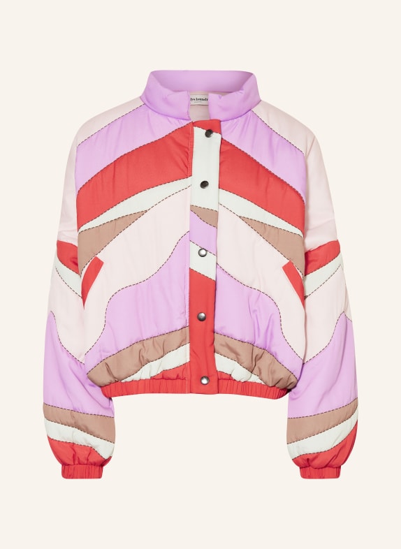 lollys laundry Jacket LAMALL LIGHT PURPLE/ BROWN/ RED