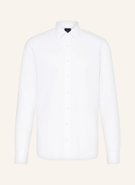 EDUARD DRESSLER Shirt shaped fit with linen 079 WEISS