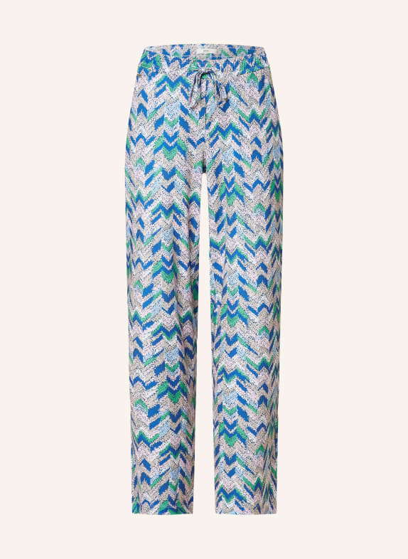 BRAX Pants MAINE in jogger style BLUE/ GREEN/ PINK