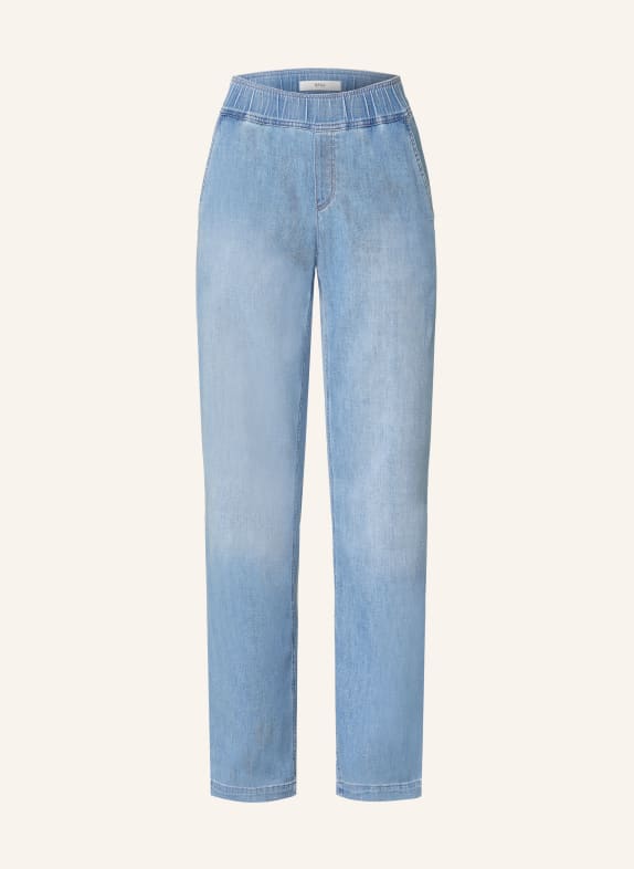 BRAX Trousers MAINE in denim look 28 USED BLEACHED BLUE