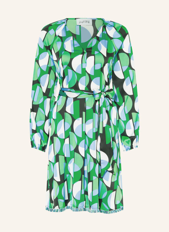 Joseph Ribkoff Dress GREEN/ LIGHT BLUE/ BLACK