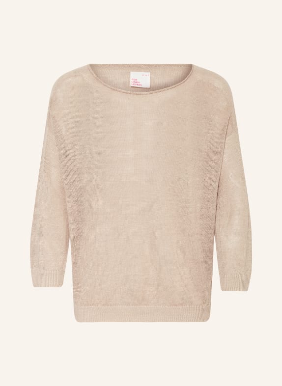 oui Linen sweater BEIGE