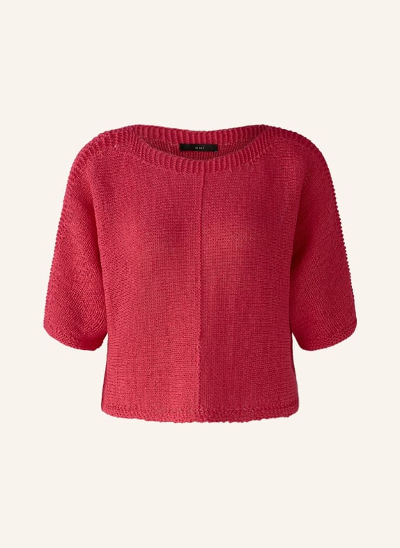 oui Sweater with 3/4 sleeves PINK