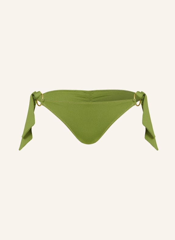 BANANA MOON COUTURE Triangle bikini bottoms TAKIA SUNCREST with glitter thread OLIVE
