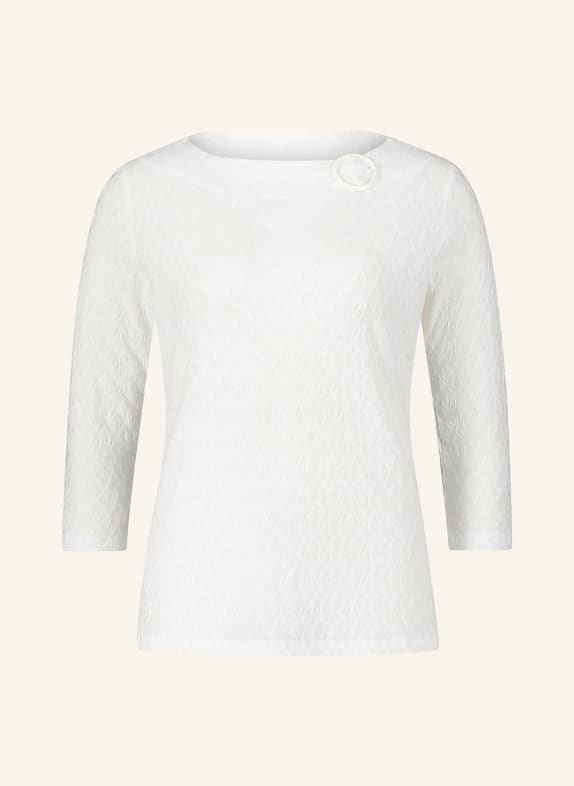 Betty Barclay Long sleeve shirt with 3/4 sleeves WHITE