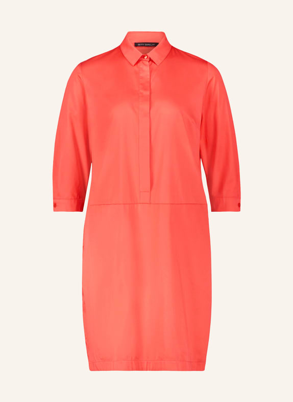 Betty Barclay Shirt dress with 3/4 sleeves RED