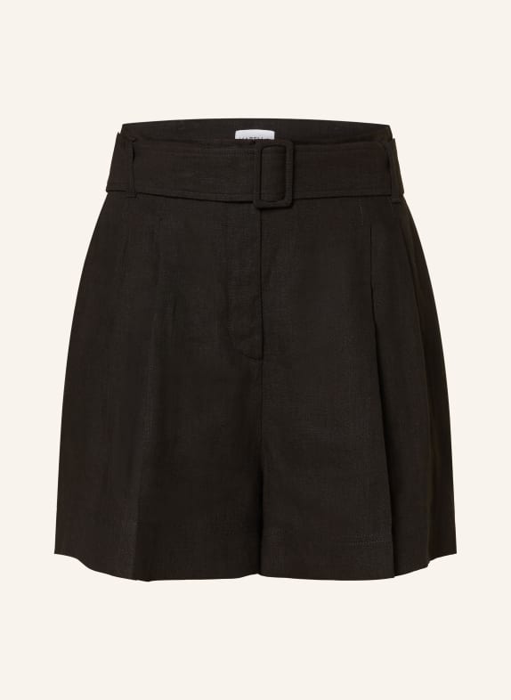 MARELLA Linen shorts PANAMA BLACK