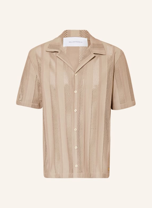BALDESSARINI Knit resort shirt PIKO 8105 brownie