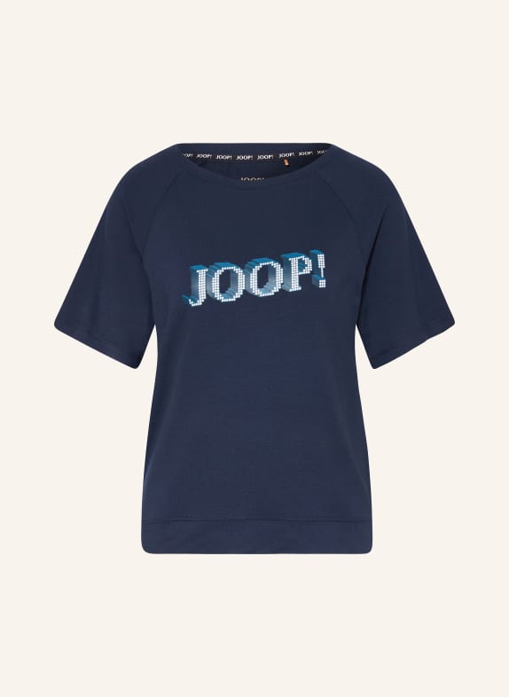 JOOP! Pajama shirt DARK BLUE/ WHITE/ TEAL
