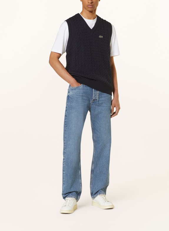 LACOSTE pullunder DONKERBLAUW