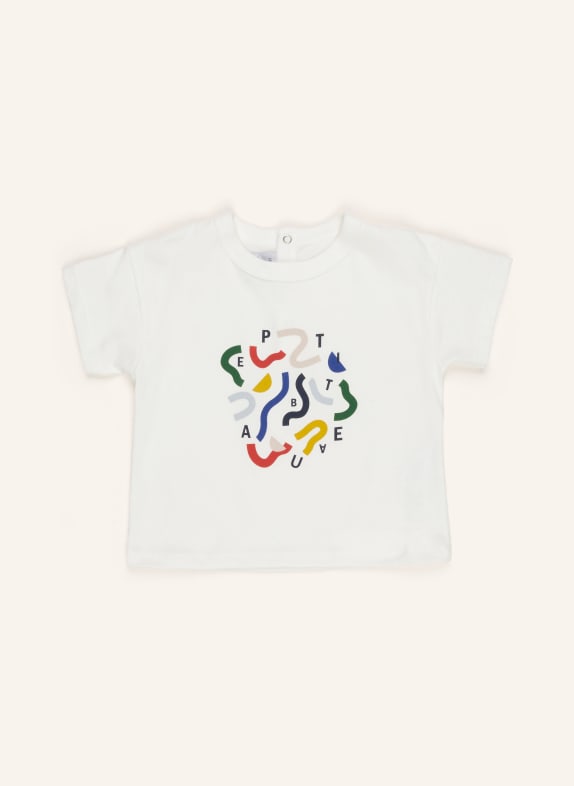 PETIT BATEAU T-Shirt WEISS/ BLAU/ ROT