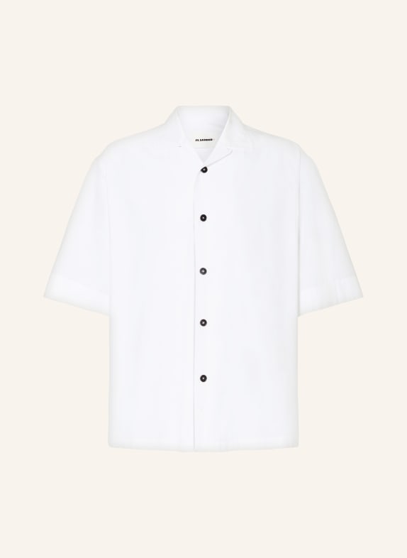JIL SANDER Short sleeve shirt comfort fit WHITE