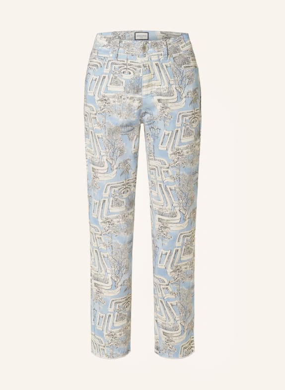 SEDUCTIVE 7/8 Jeans CLAIRE LIGHT BLUE/ WHITE/ GRAY