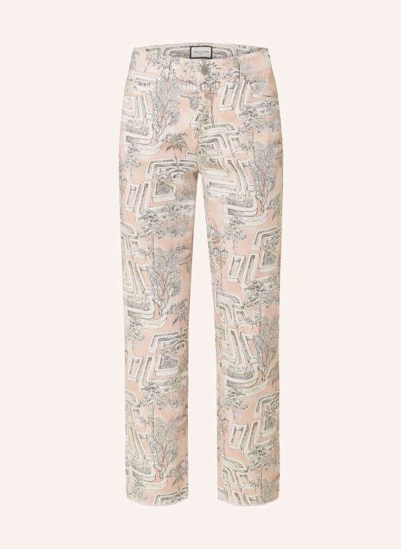 SEDUCTIVE 7/8 Jeans CLAIRE ROSE/ WHITE/ GRAY