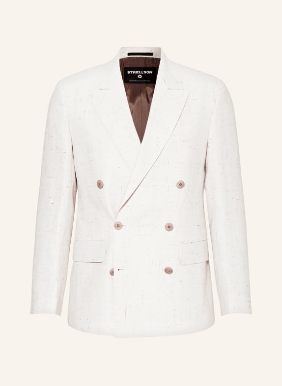 STRELLSON Suit jacket ASHTON slim fit with linen 115 Open White                 115