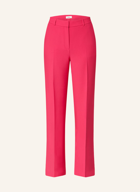 s.Oliver BLACK LABEL Wide leg trousers 4554 LILAC/PINK