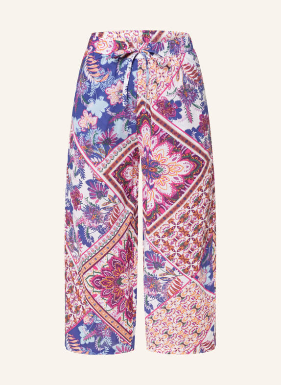 darling harbour 7/8 lounge pants BLUE/ FUCHSIA/ WHITE