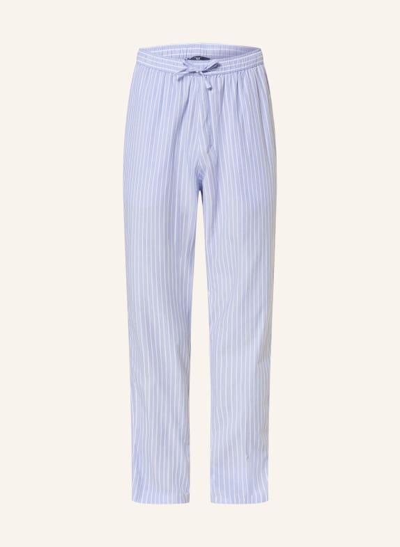STROKESMAN'S Pajama pants LIGHT BLUE/ WHITE