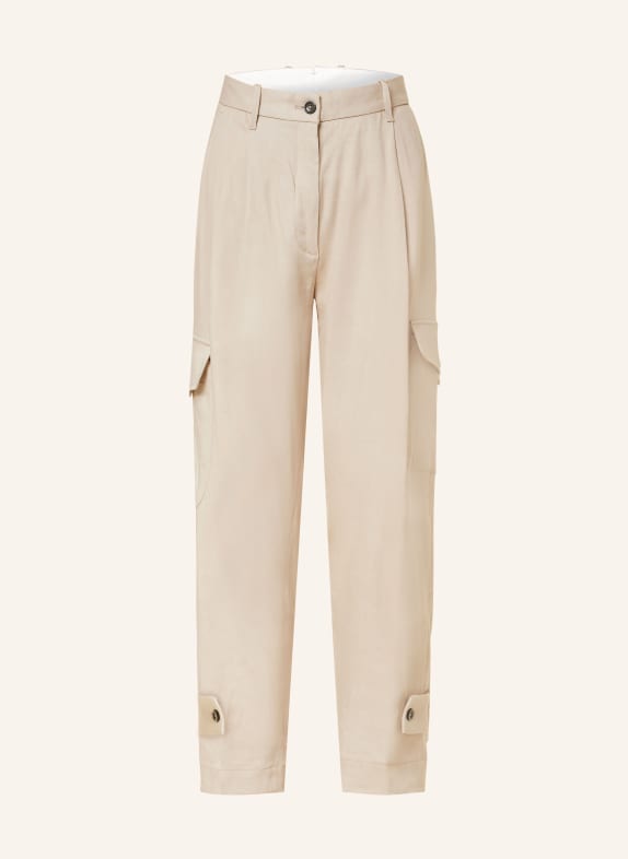 nine:inthe:morning Cargo pants SOPHIE with linen BEIGE