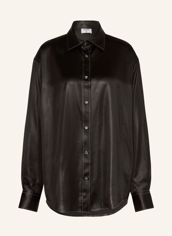 Filippa K Satin shirt blouse BLACK