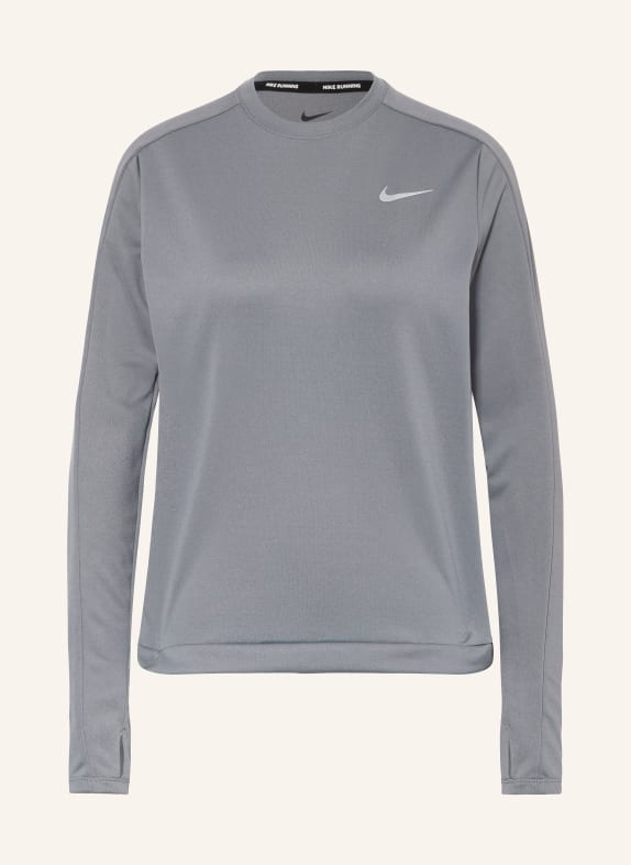 Nike Koszulka do biegania DRI-FIT SZARY