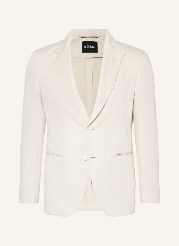 BOSS Suit jacket HUGE Slim fit with linen BEIGE