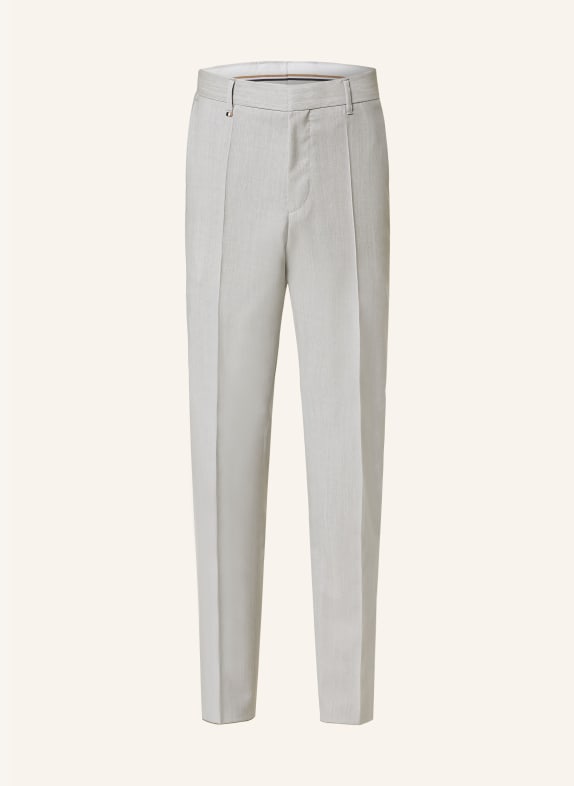 BOSS Suit trousers GENIUS slim fit 041 SILVER