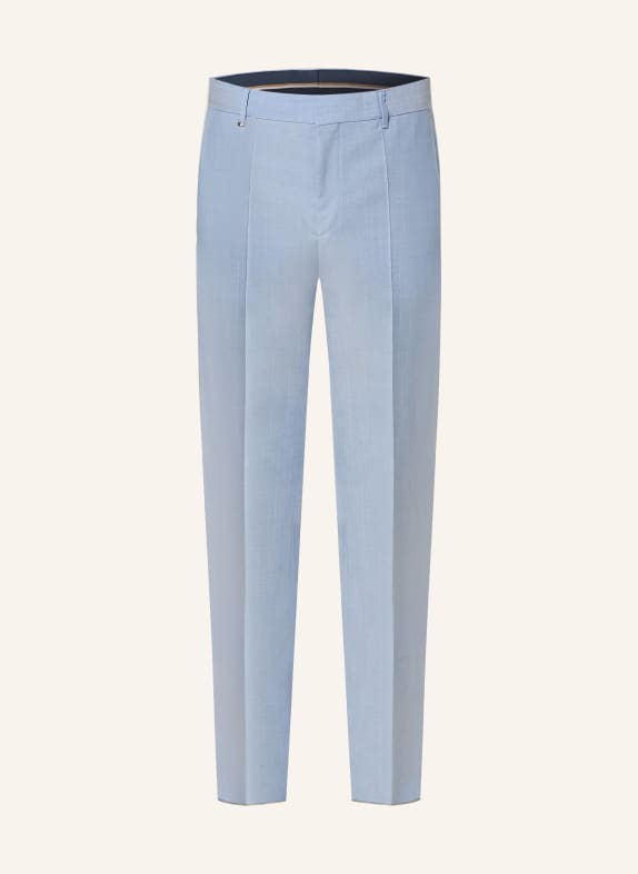 BOSS Oblekové kalhoty GENIUS Slim Fit 450 LIGHT/PASTEL BLUE