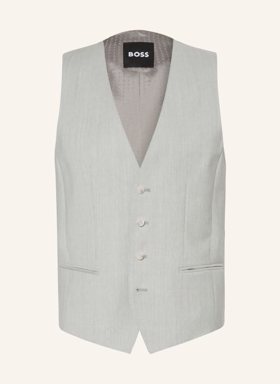 BOSS Suit vest HUGE slim fit 041 SILVER