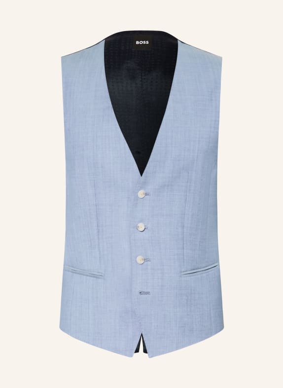 BOSS Suit vest HUGE slim fit 450 LIGHT/PASTEL BLUE