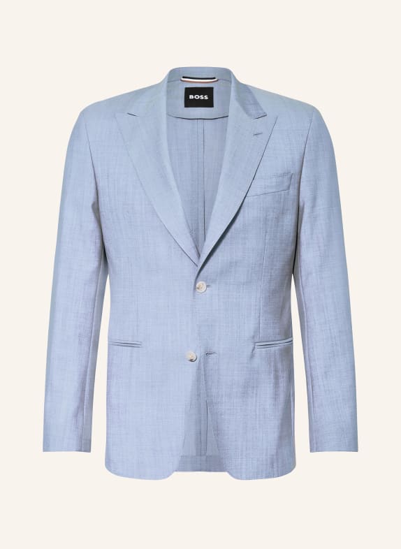 BOSS Suit jacket HUGE PEAK regular fit 450 LIGHT/PASTEL BLUE