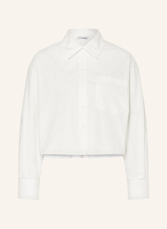 MRS & HUGS Cropped shirt blouse WHITE