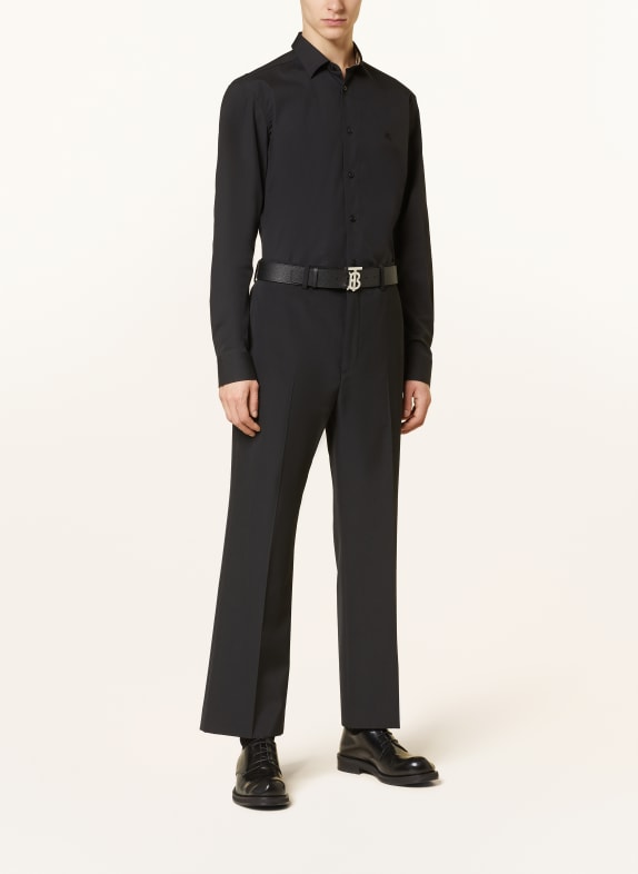 BURBERRY Overhemd SHERFIELD Slim Fit ZWART